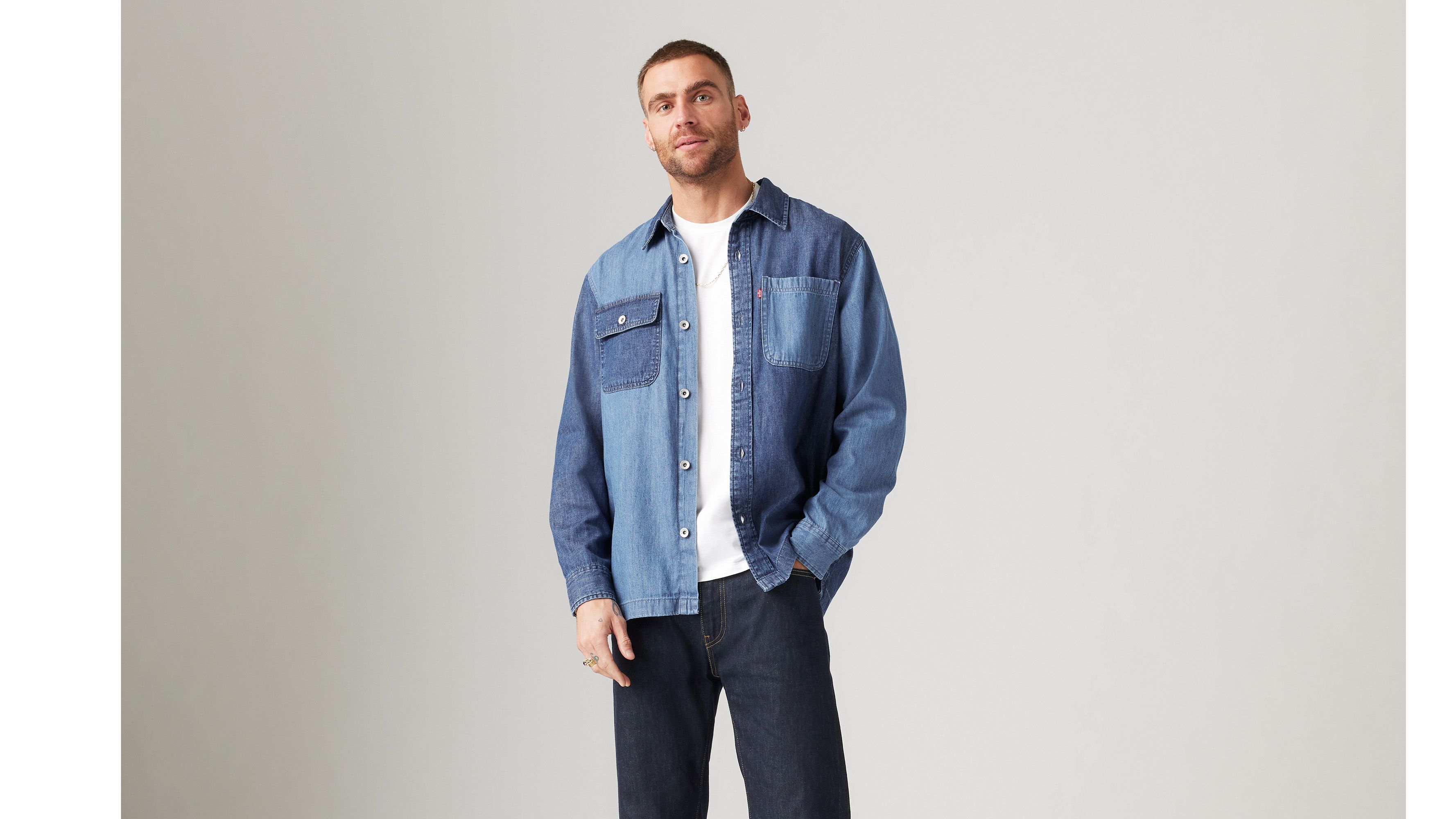 Utility Shacket Blue Levi's® FI