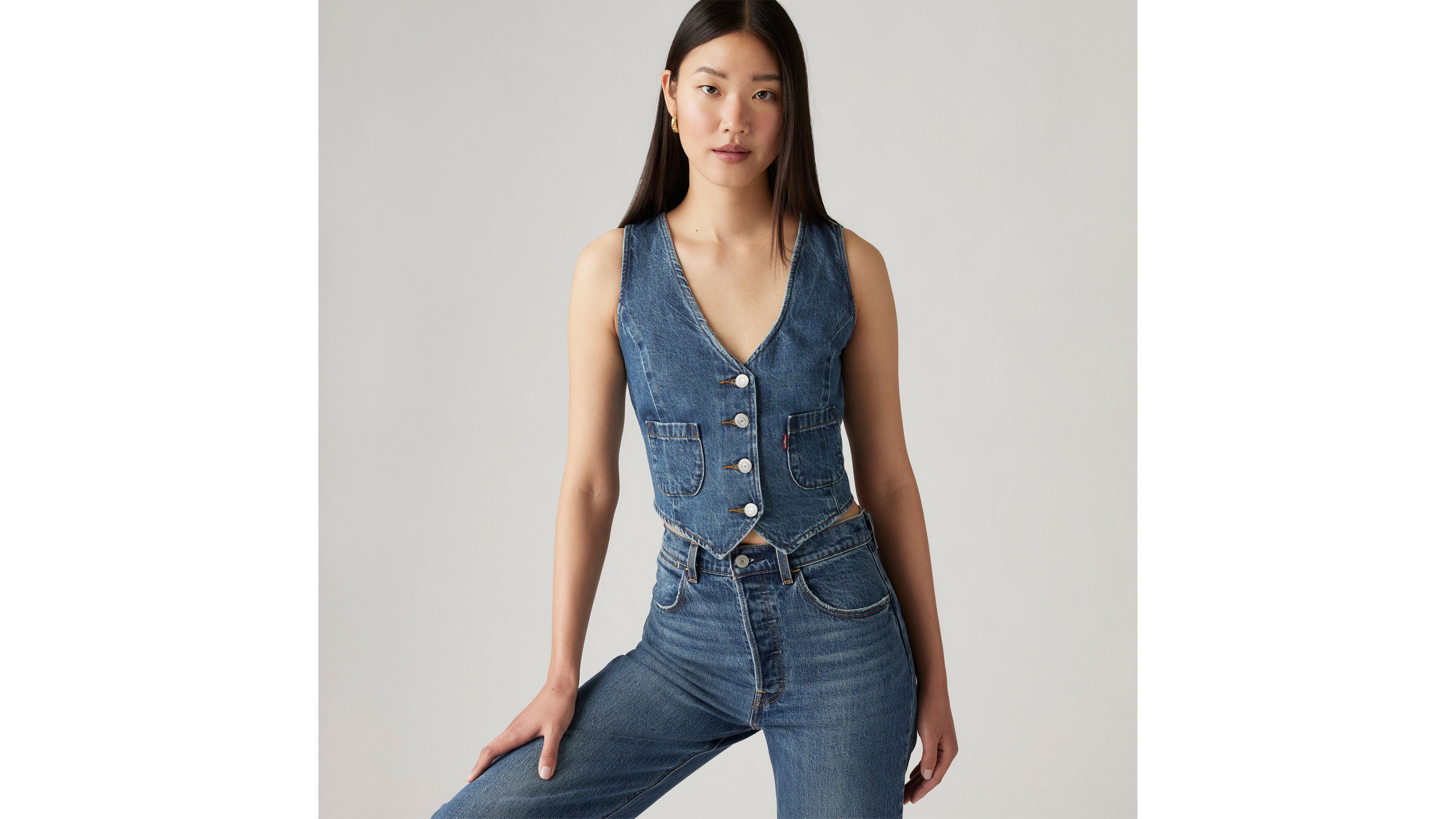 Tailored Denim Vest - Dark Wash | Levi&rsquo;s® US
