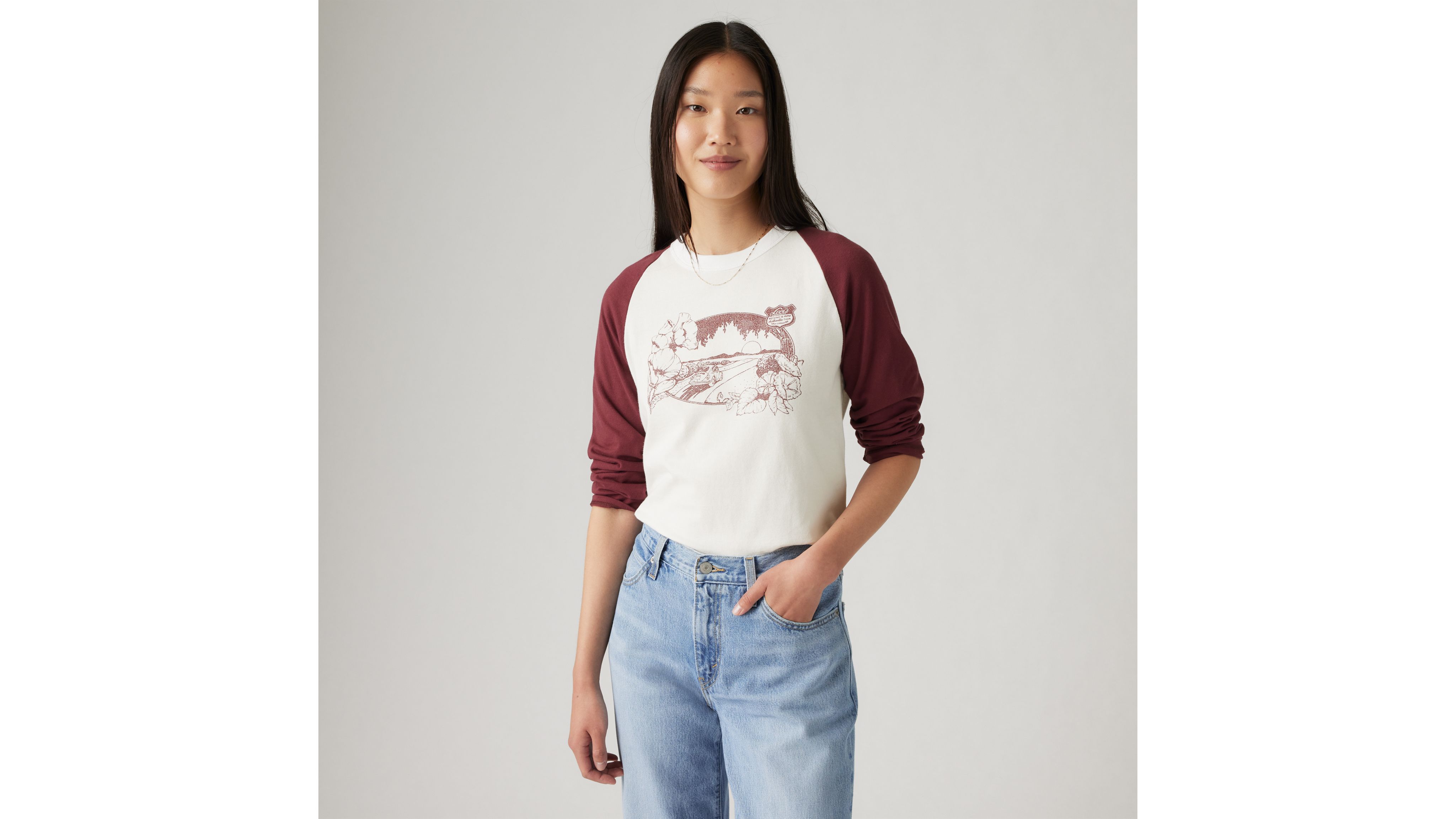 Graphic Baseball Tshirt White Levi's® US