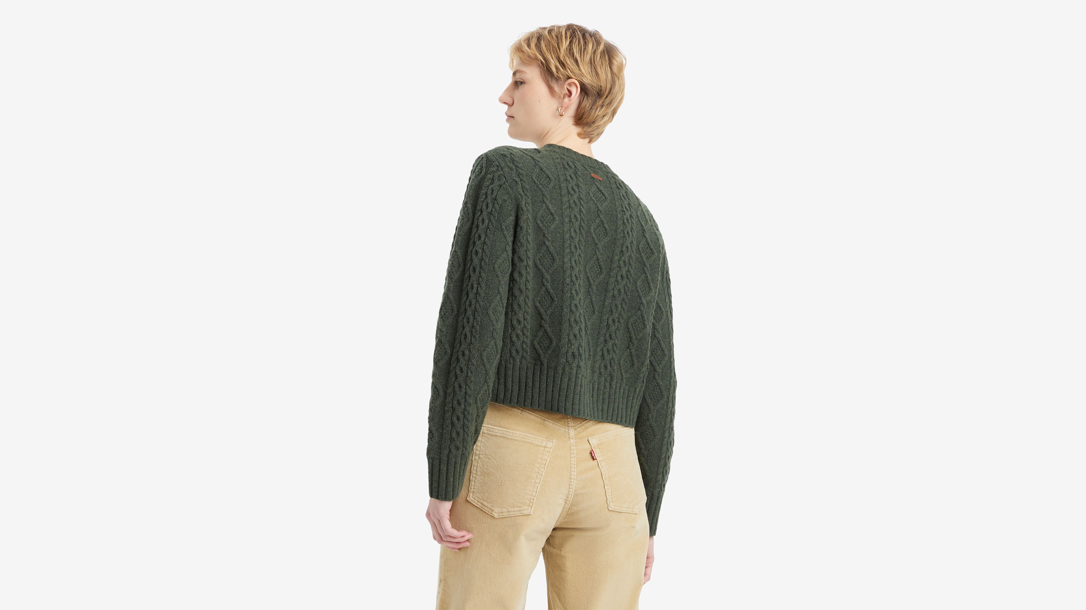 Primrose Cable Cardigan Green Levi's® GB