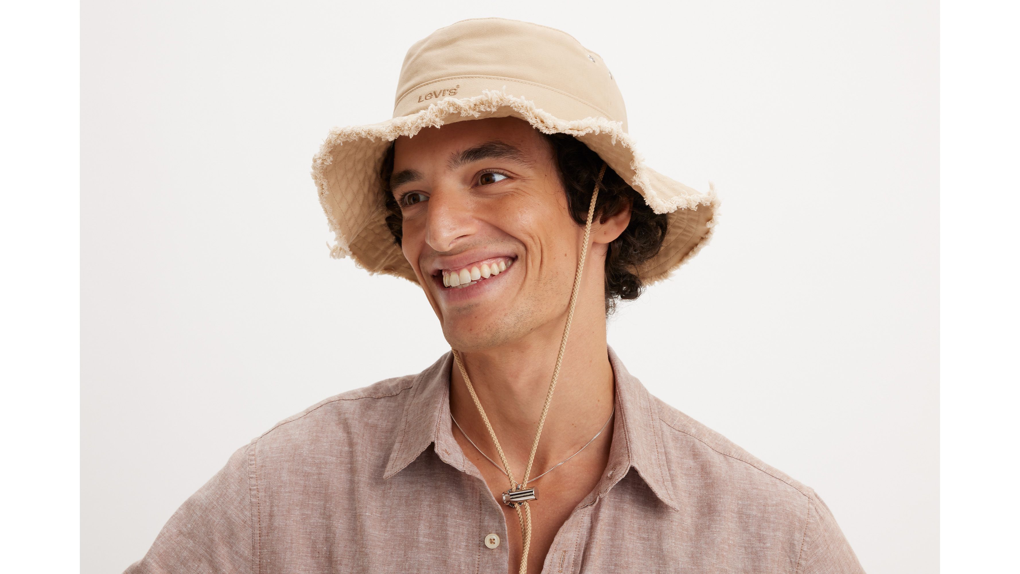 Drawstring Bucket Hat White Levi's® US