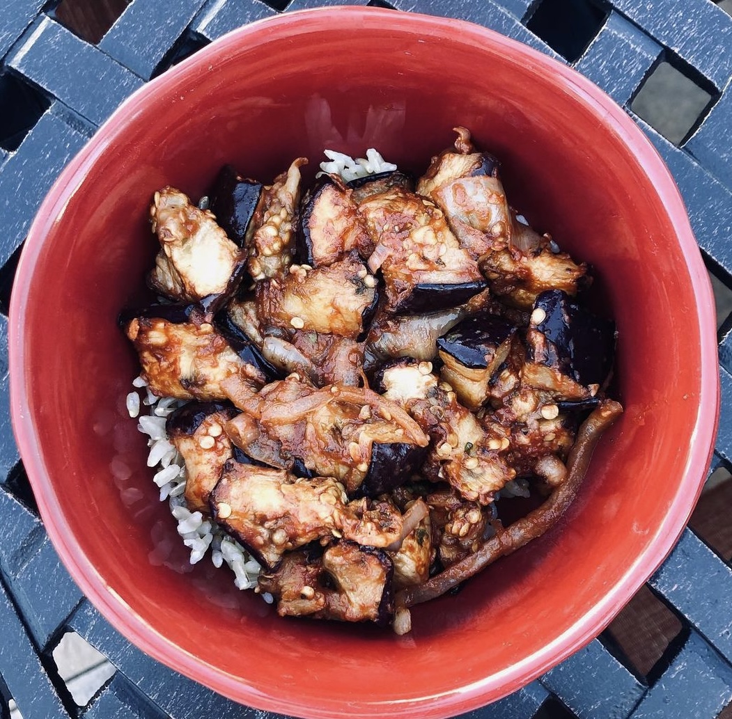 Roasted Eggplant with Caramelized Onion Lifestyles By Liz