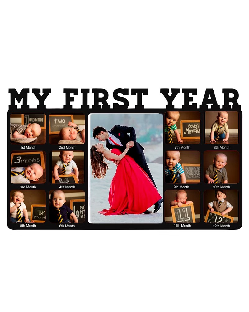 My First Year Baby Photo Collage 13 Photos Frame at GL Bazaar