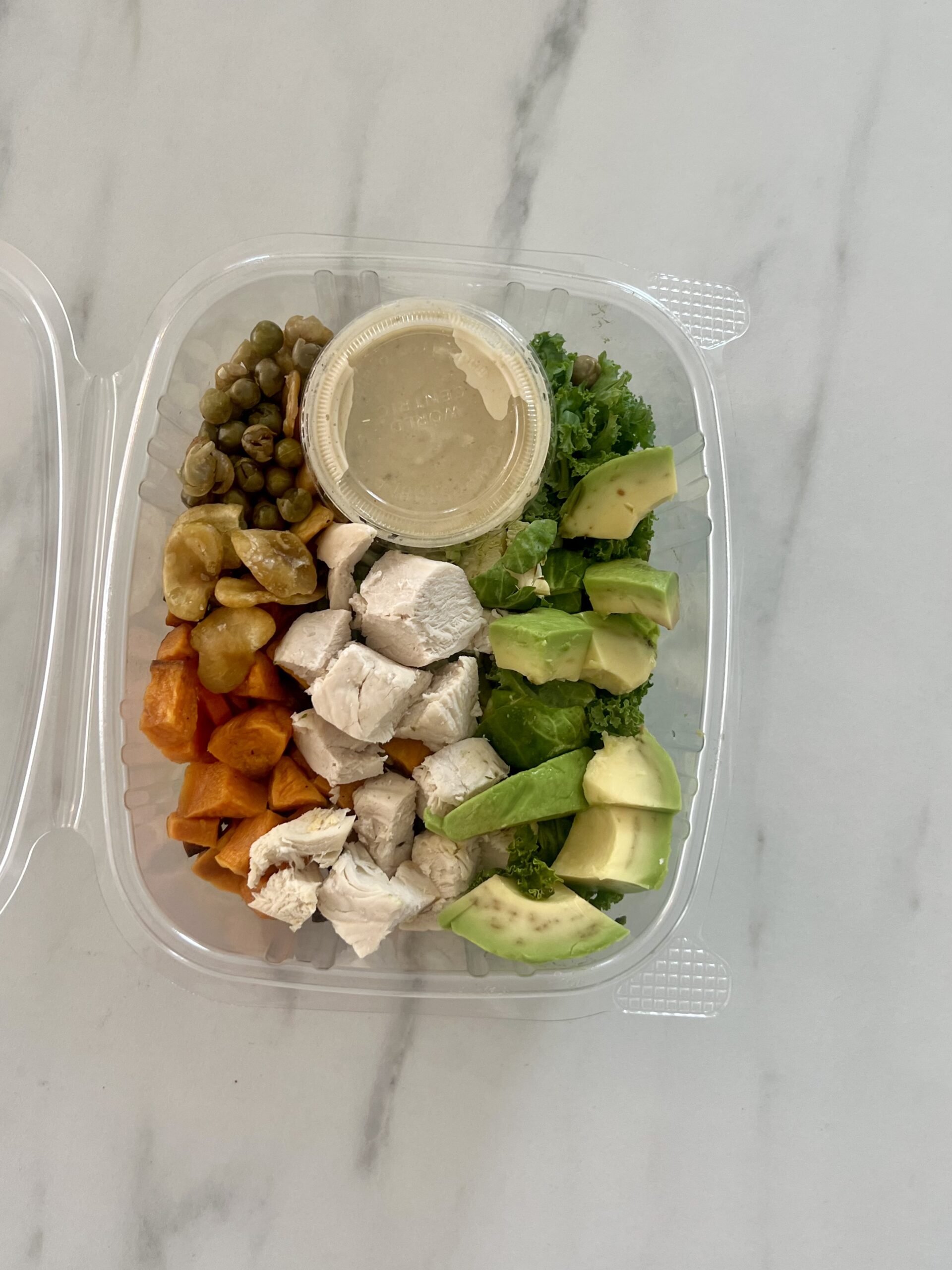 Loaded Kale Chicken Caesar Salad LS Organics