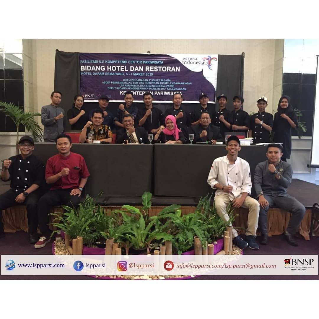 Pelaksanaan Uji Kompetensi Sektor Pariwisata Bidang Hotel dan Restoran