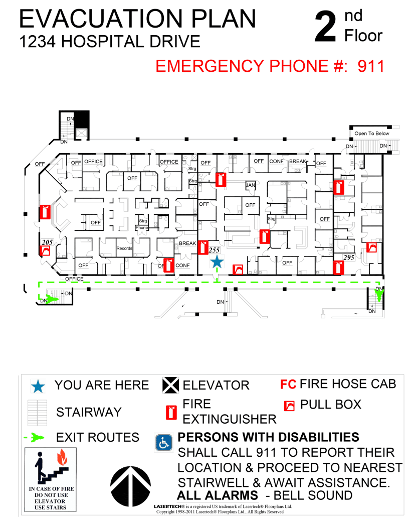 Emergency Evacuation Plans Lasertech Floorplans Emergency Evacuation Plans Lasertech Floorplans