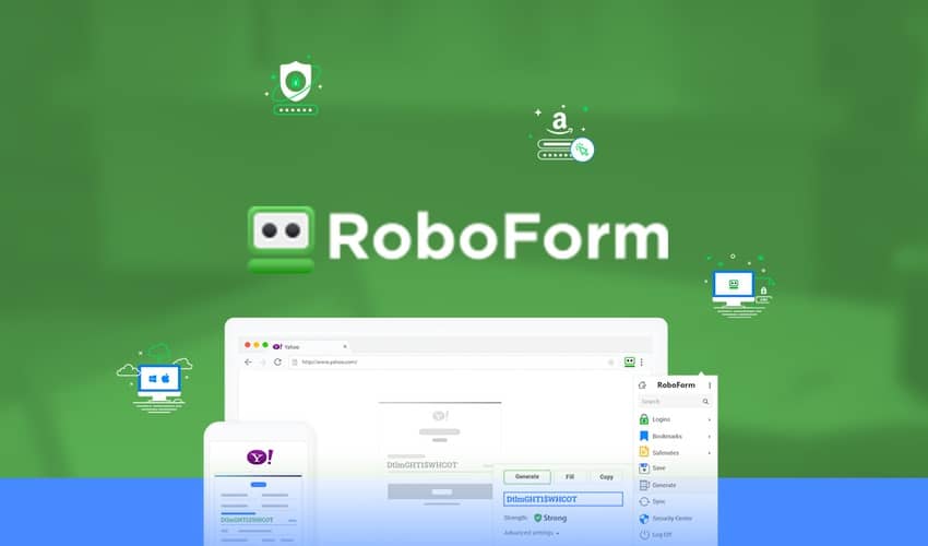 RoboForm Password Manager, Digital Wallet, Password Generator