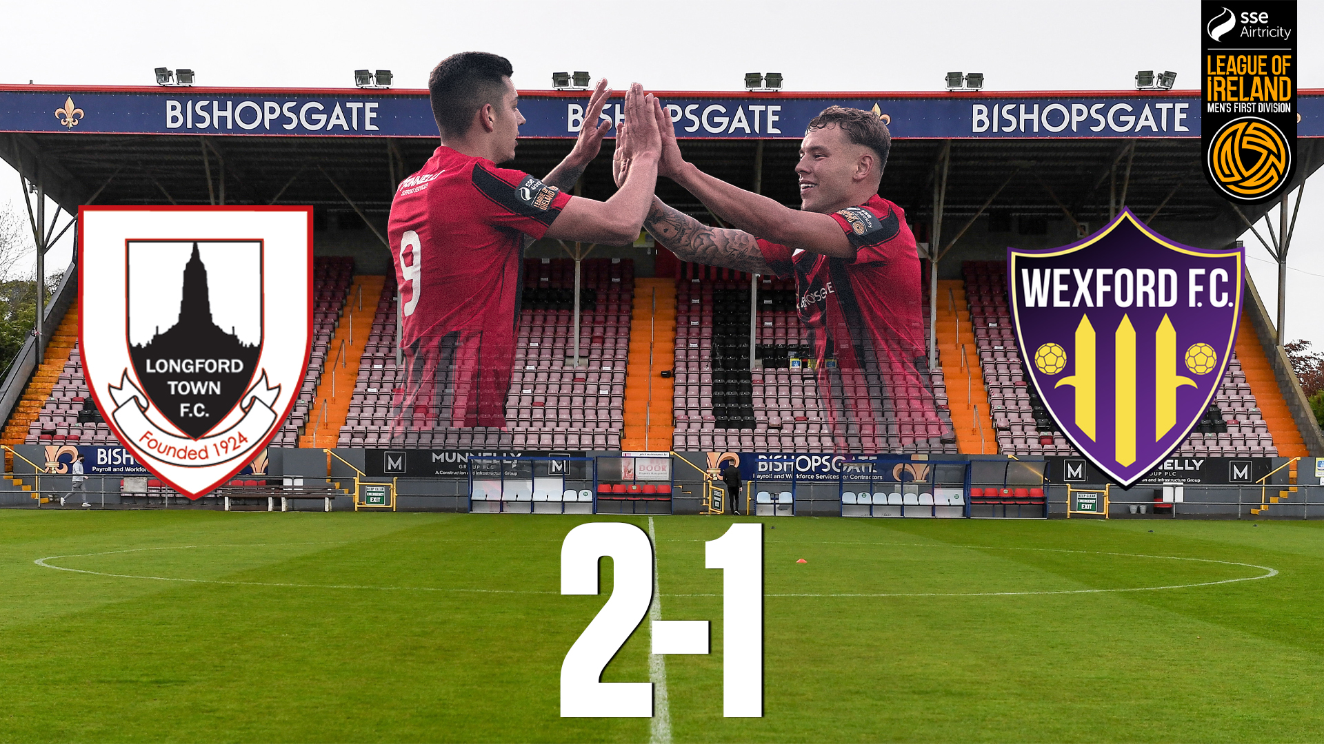 Results Longford Town 21 Wexford FC Longford Town FC