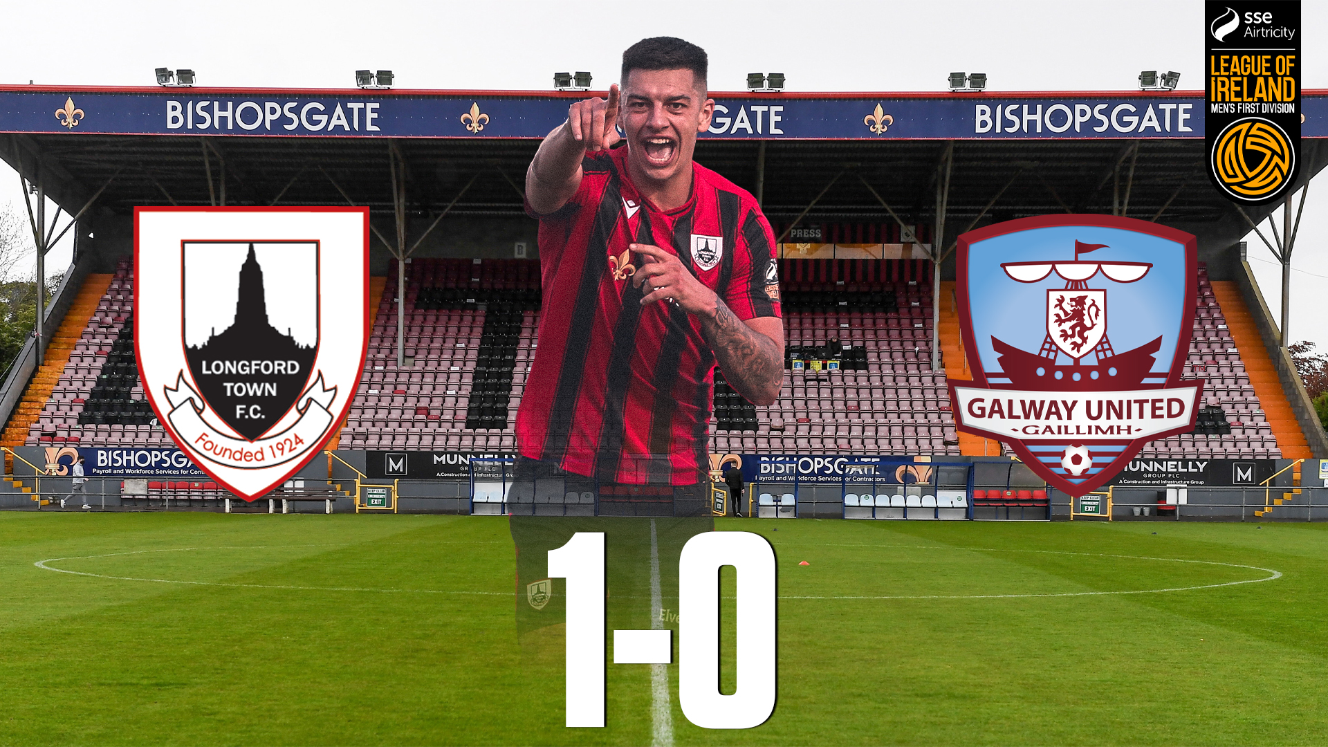 Results Longford Town 10 Galway United Longford Town FC