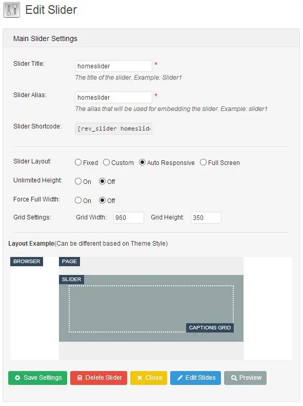How to set slider general settings in Unite Revolution Slider? 2024