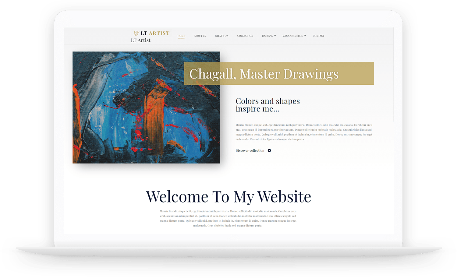 LT Artist Free Responsive artist wordpress theme