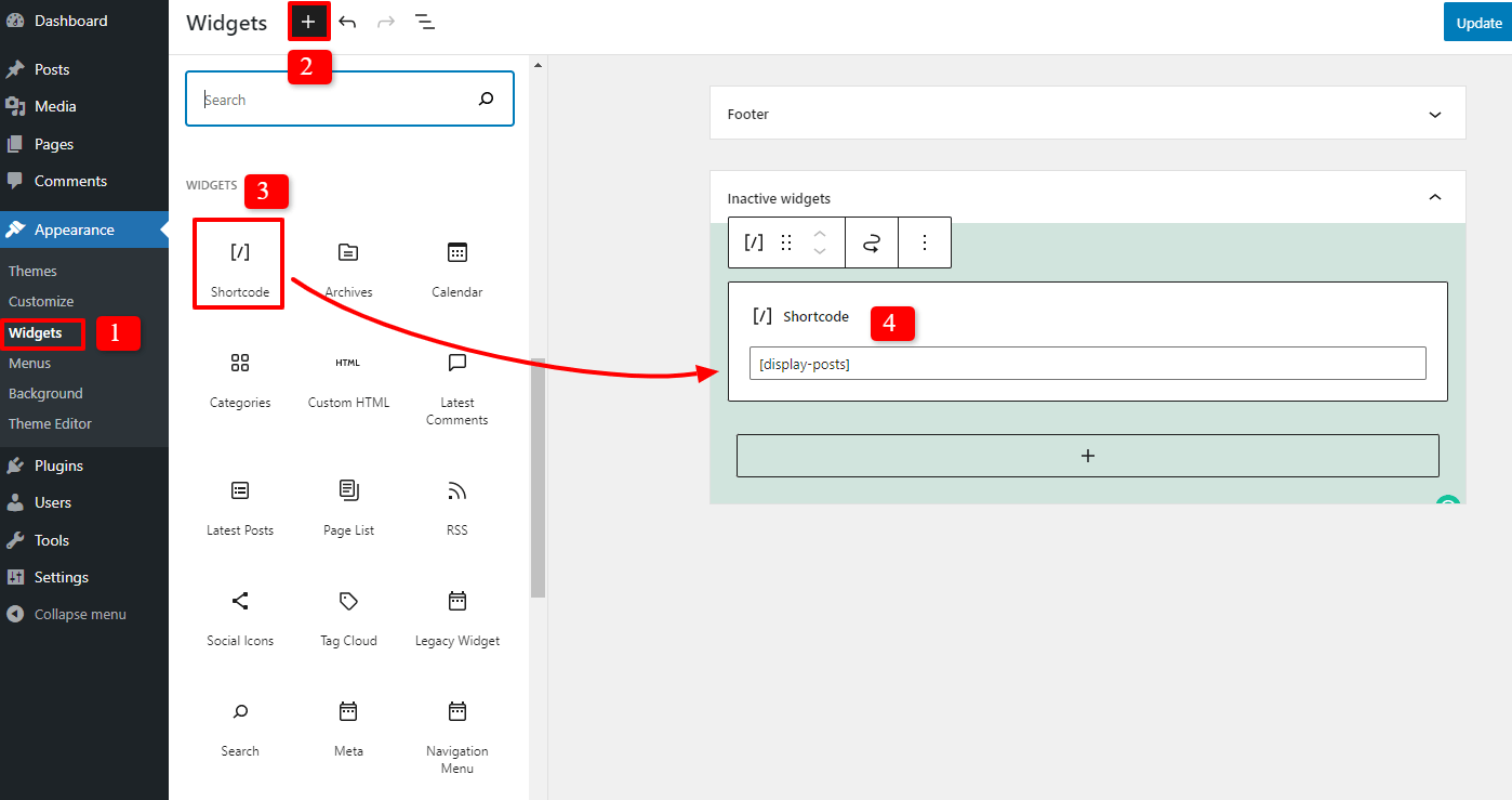 How to Use Shortcodes In Sidebar Widgets 2024 LTHEME