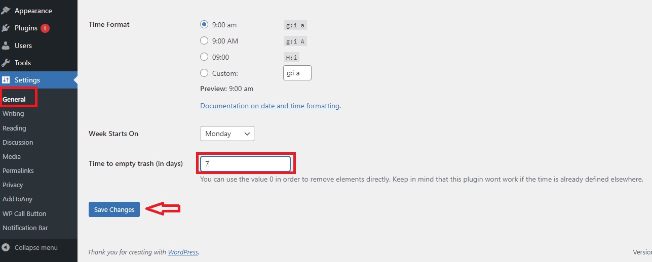 How to Limit or Disable Automatic Empty Trash in WordPress? 2024 LTHEME