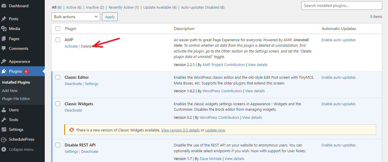How to Disable Google AMP in WordPress properly 2024 LTHEME