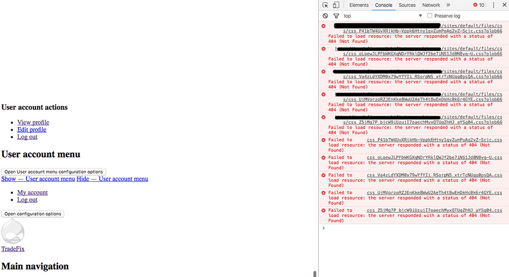 Failed to load resource the server responded with a status of 404