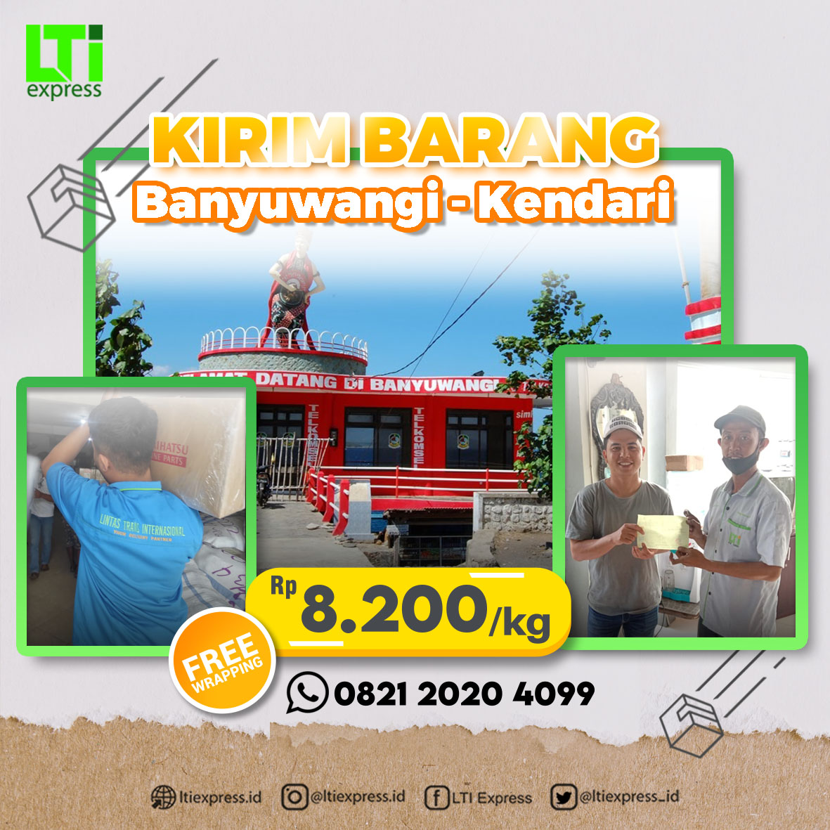 EKSPEDISI BANYUWANGI KE KENDARI MURAH