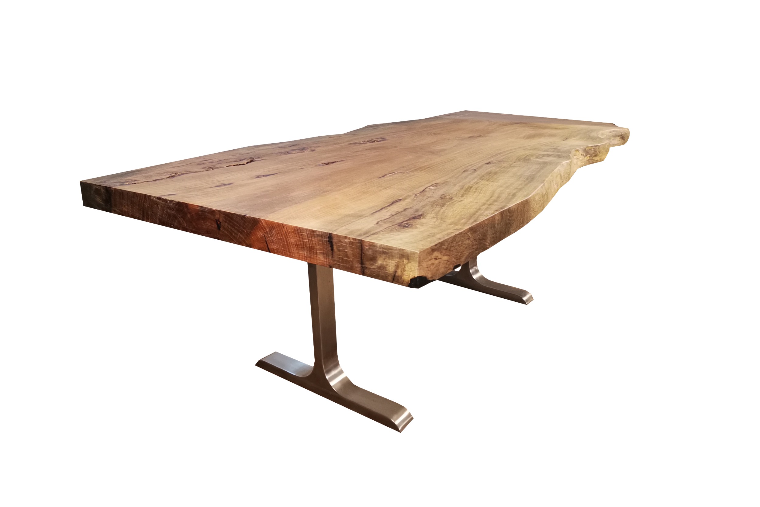 Buy Wild Mango Wood Live Edge Dining Table 78.5 x 41 − 45 − 46 Inches