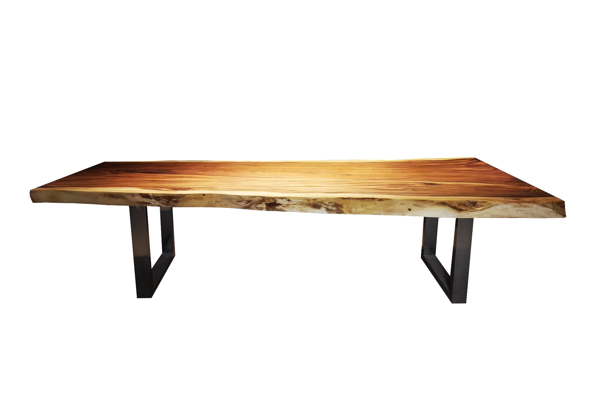 Acacia Wood Live Edge Dining Table 124 x 57 − 48 − 39 Inches LTJ Arbor