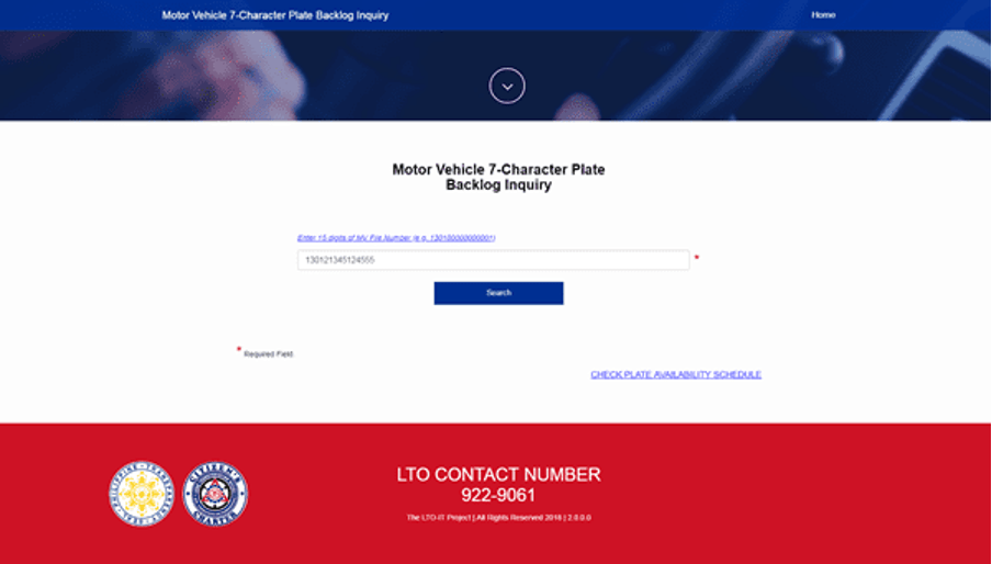How to Verify and Check LTO Plate Number Online Land Transport PH
