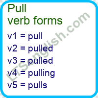 Pull verb forms - Learn English Free Online | LTSenglish.com