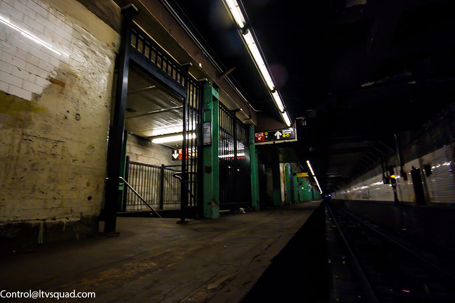 The abandoned Canal Street J/M/Z platform LTV Squad