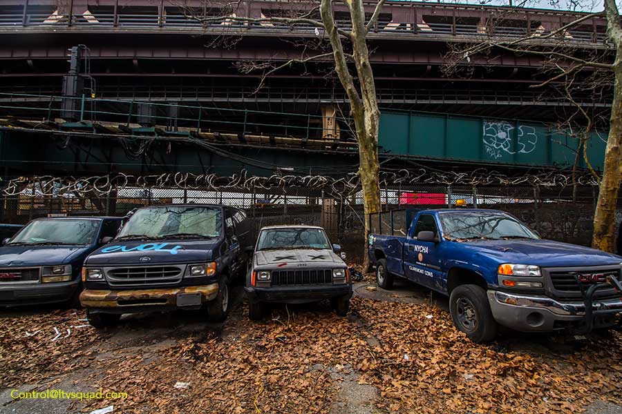 NYCHA's Queensbridge Auto Junkyard State Sponsored Blight LTV Squad