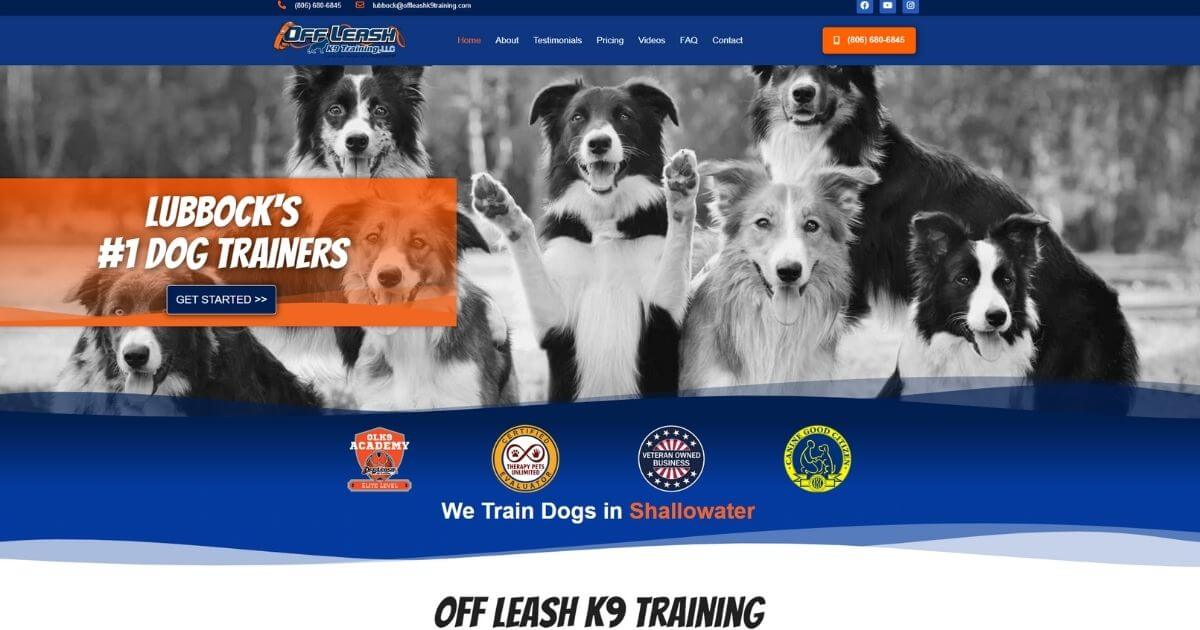 Off Leash K9 Training of Lubbock, TX Dog Obedience Training