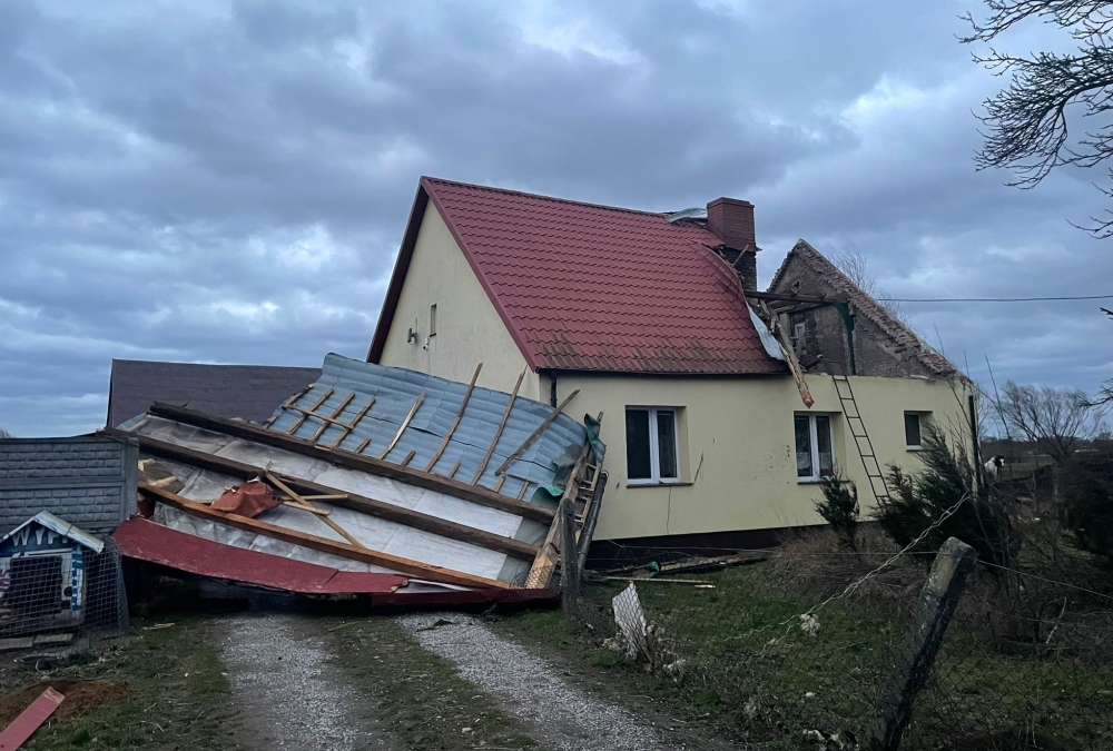Orkan Eunice sieje spustoszenie w Lubuskiem lubuskie24.pl