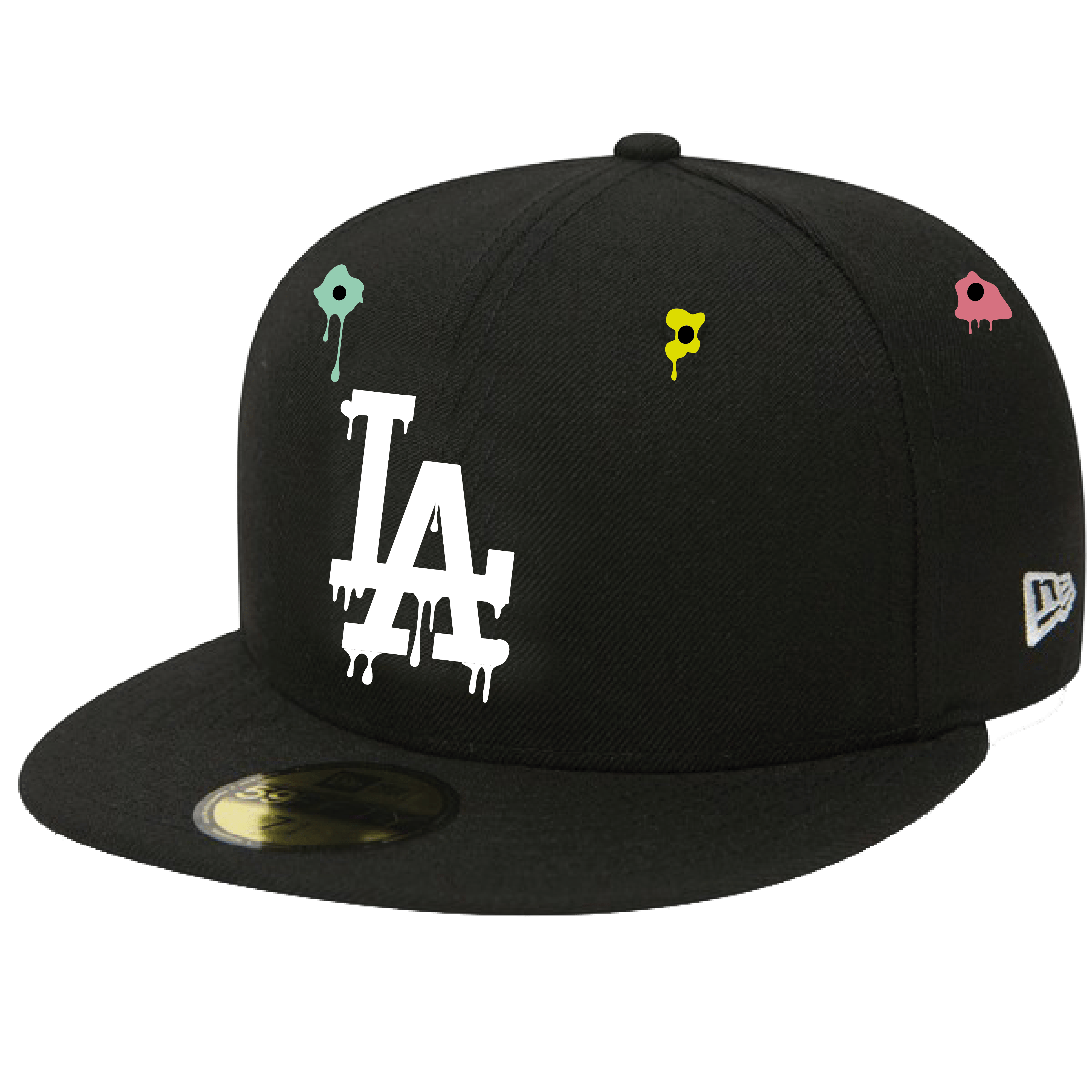 DRIP NEW ERA FITTED CAP(BLACK)