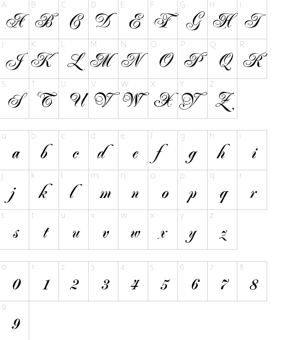 Victorian Copperplate Handwriting