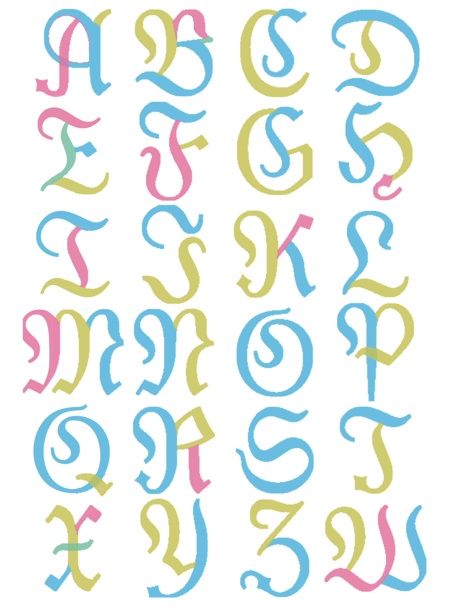 Dieter Steffmann's blackletter typefaces