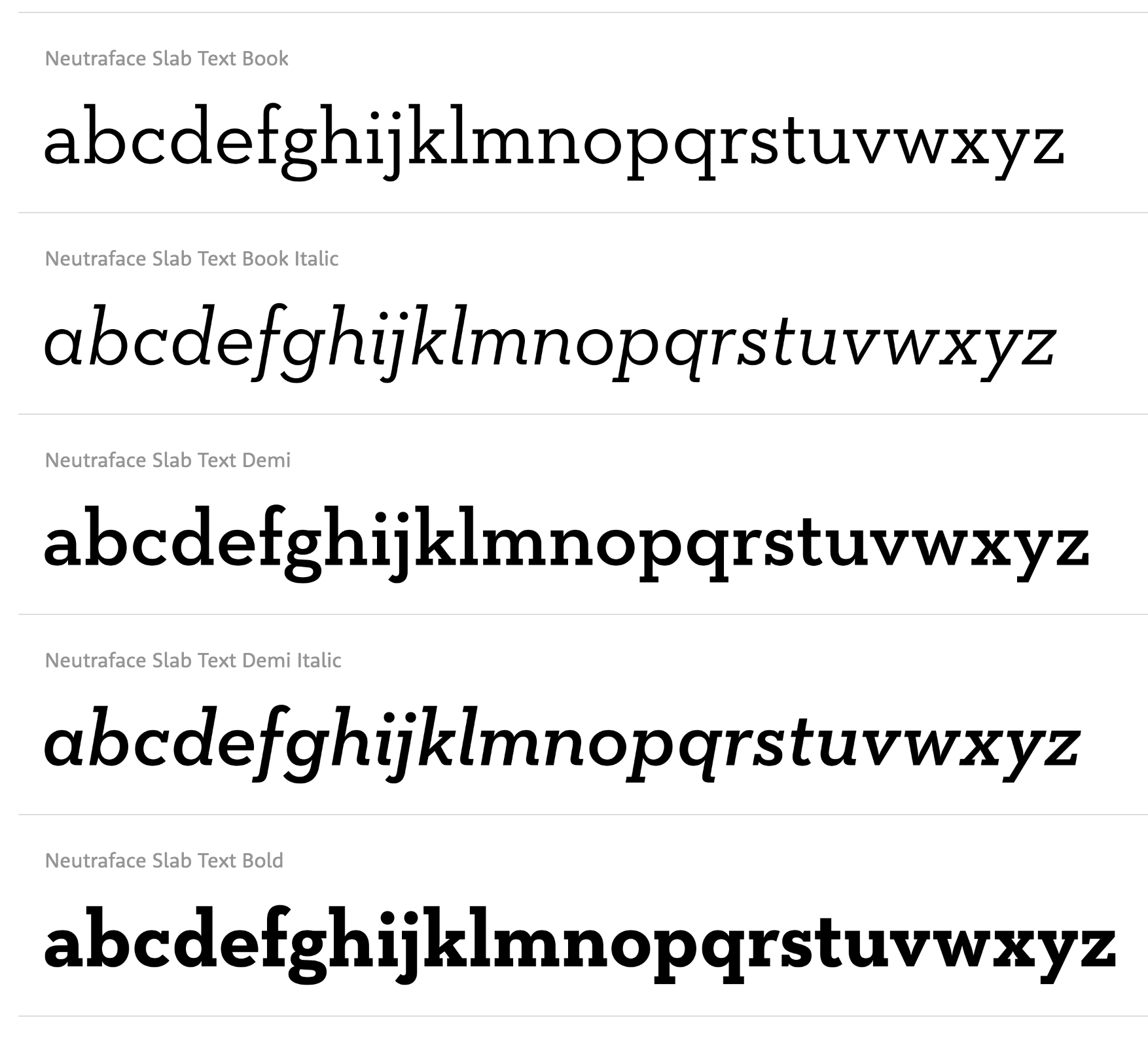 Neutra text bold font aslki