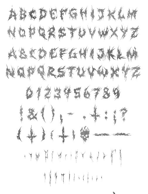 Betterfear.us (or XXII Fonts, Or Doubletwo Studios)