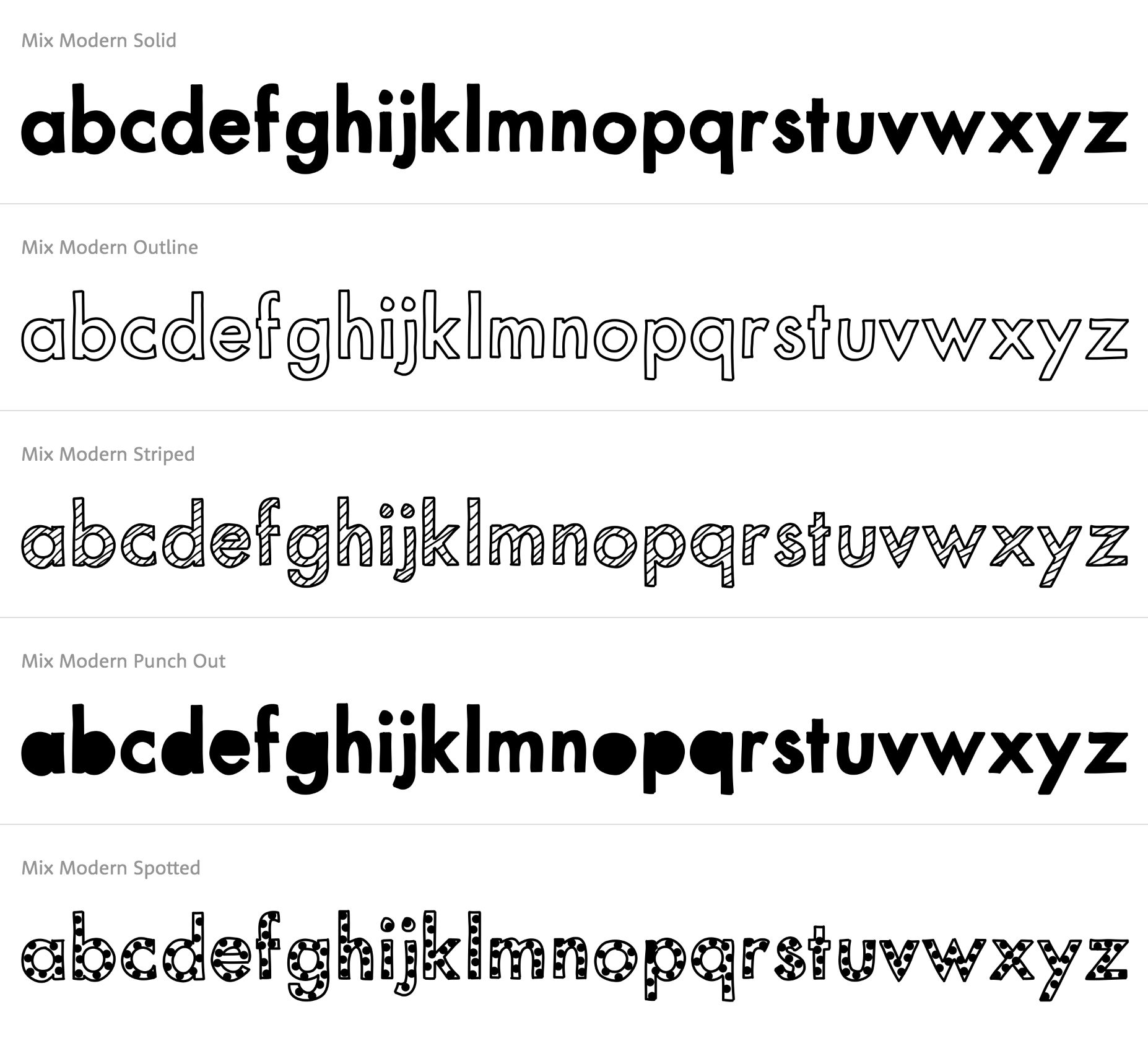 Mix Fonts