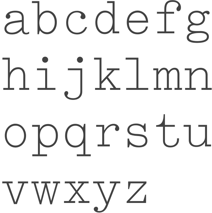 Monotype's Monospaced Fonts
