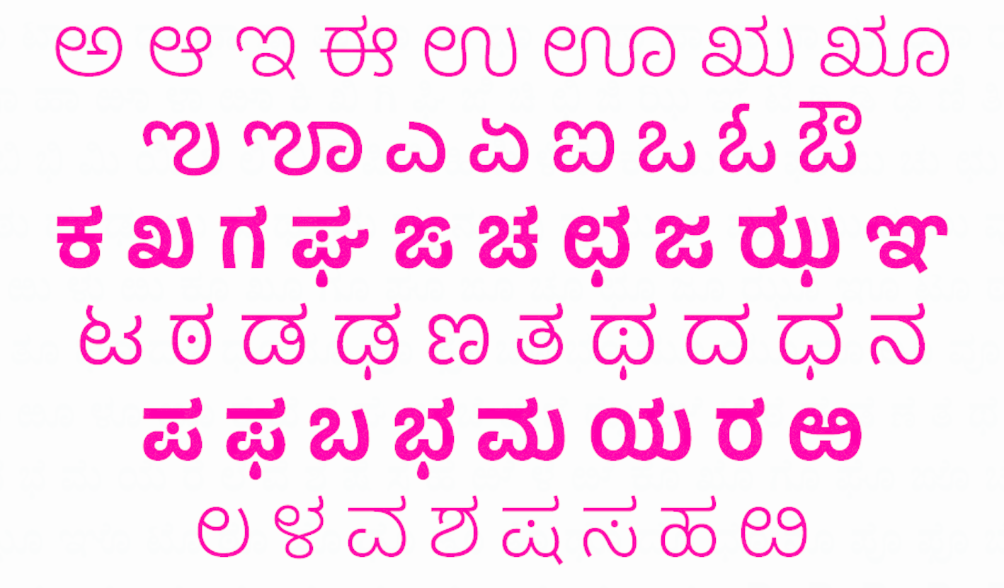 Stylish Kannada Calligraphy Fonts Kannada Calligraphy Fonts Download