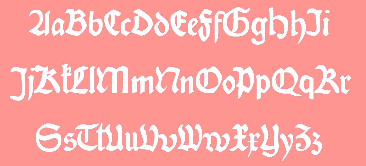 Softmaker Blackletter fonts
