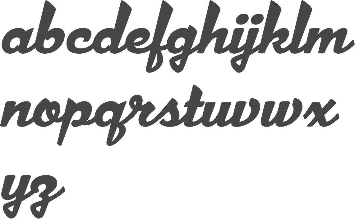 MyFonts Script typefaces from the 1940s