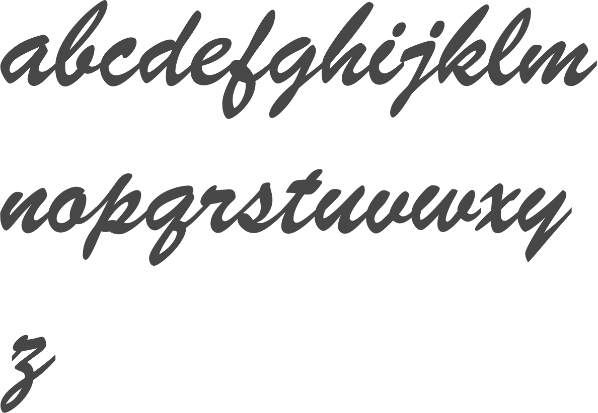 MyFonts Script typefaces from the 1940s