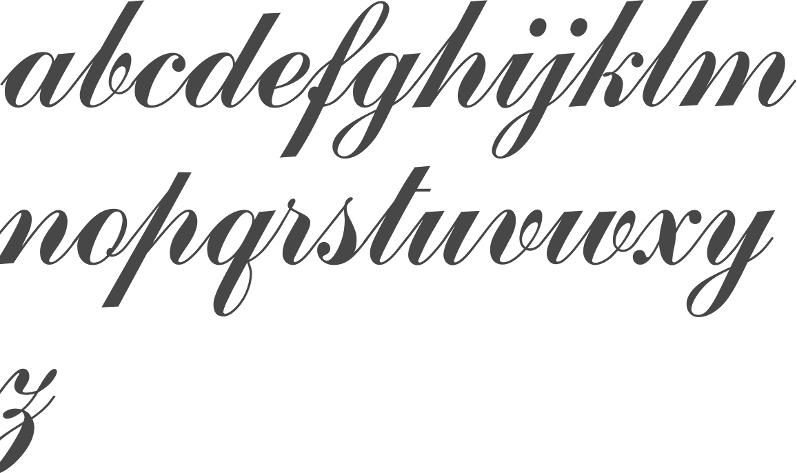 MyFonts Script typefaces from the 1940s