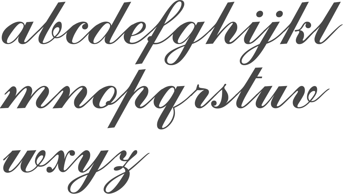 MyFonts Script typefaces from the 1940s