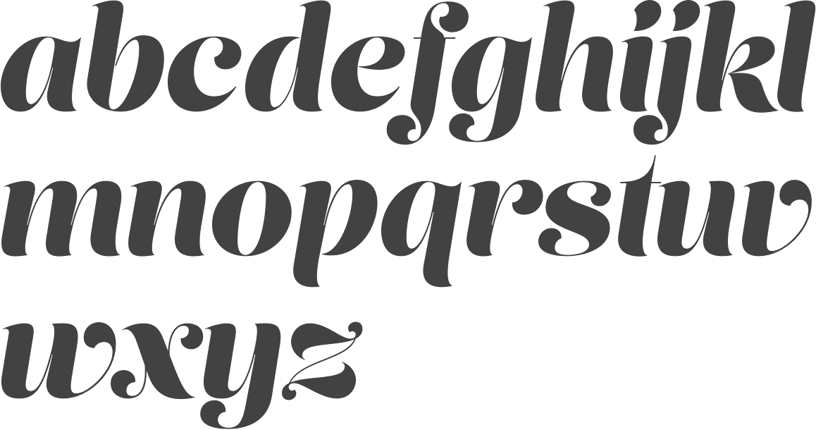 MyFonts Typefaces with ball terminals