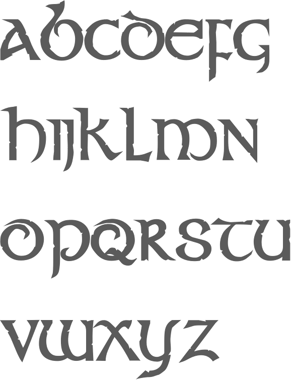 MyFonts Chiseled typefaces