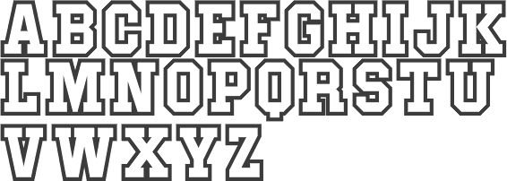 MyFonts College sports fonts