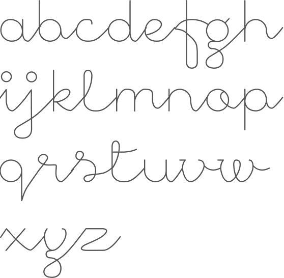MyFonts Connected scripts