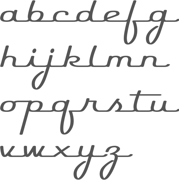 MyFonts Connected scripts