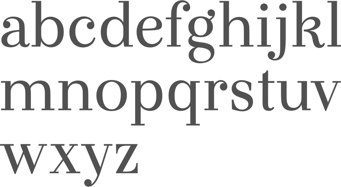 MyFonts High contrast typefaces
