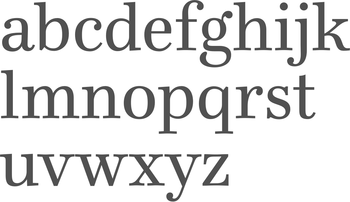 MyFonts High contrast typefaces