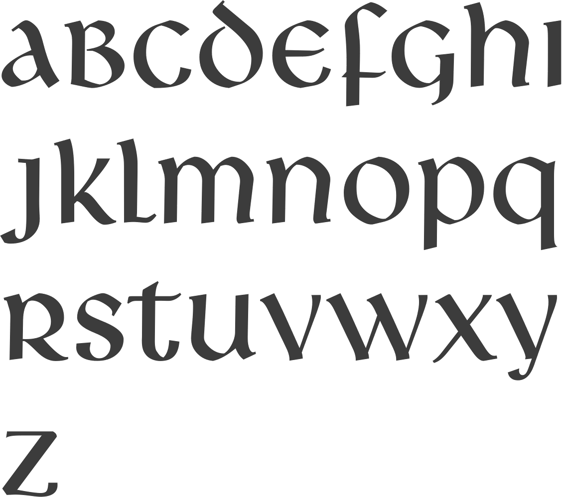MyFonts Inscribed typefaces