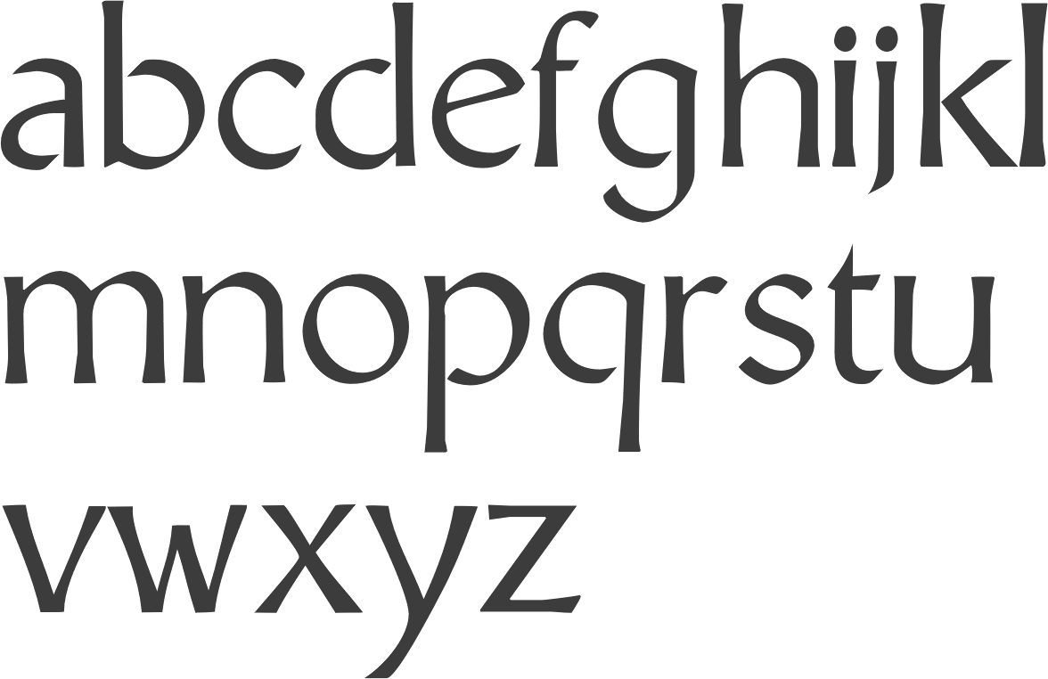 MyFonts Inscribed typefaces